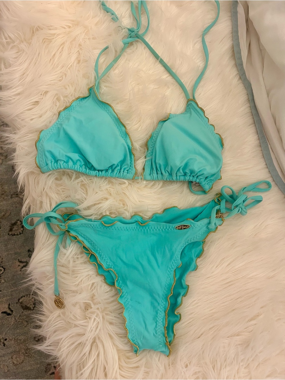 Worn 1X- Luli Fama Wavy Bikini Set
